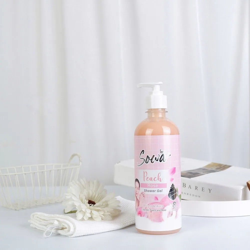 ครีมอาบน้ำโซวา Peach&Ross