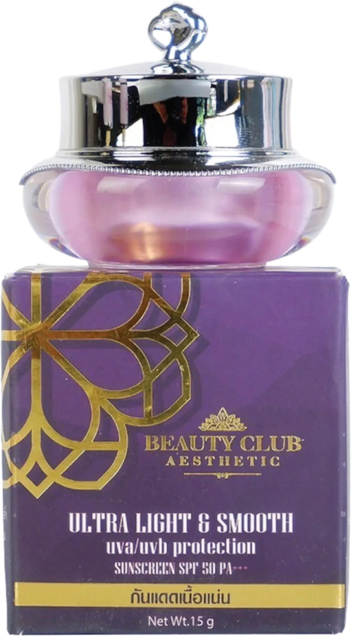 Beauty Club Aesthetic rich-texture sunscreen SPF 50 for all skin types